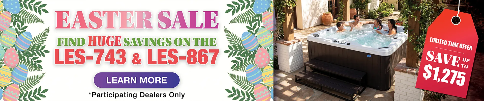 Calspas hot tub being used in a family setting - Grand Prairie